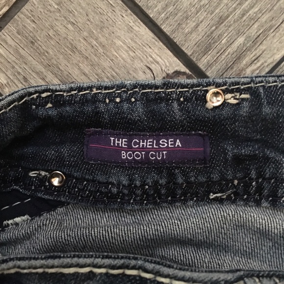 Vigoss Jeans distressed denim junior’s size 1 - Picture 5 of 6